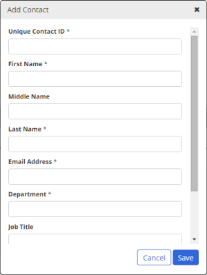 Adding a Third-Party Contact